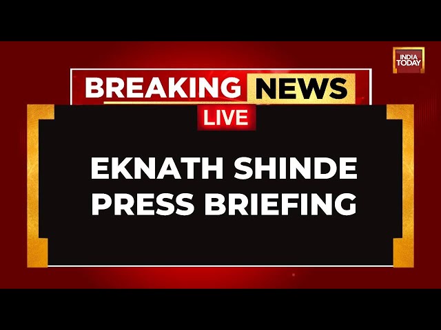 ⁣Eknath Shinde PC LIVE | Maharashtra | CM Name Suspense | Shinde Briefing Amid Sena, BJP CM Race