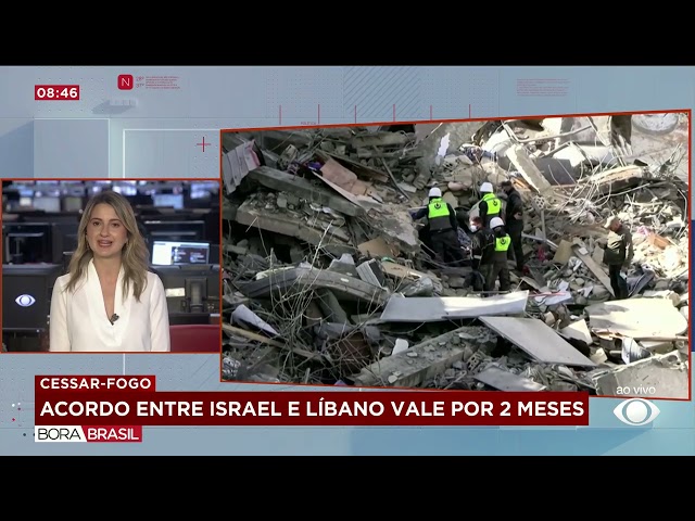 ⁣Acordo de cessar-fogo entre Israel e o Hezbollah vale por 2 meses