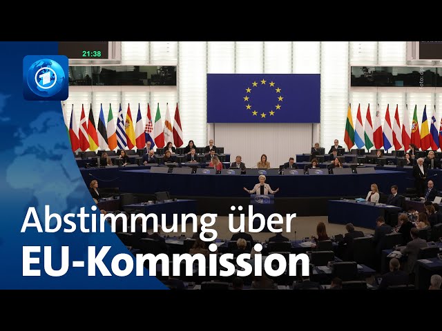 ⁣EU-Parlament stimmt über neue Kommission ab