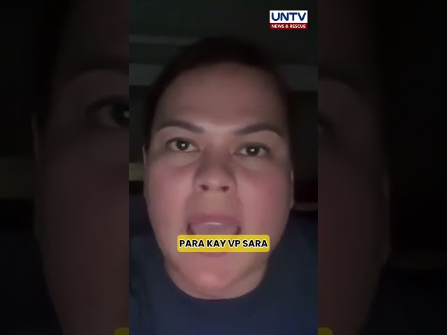 ⁣Kawalan ng info ng PNP sa banta laban sa akin, nakakahiya; Reklamo ng QCPD, sasagutin – VP Sara