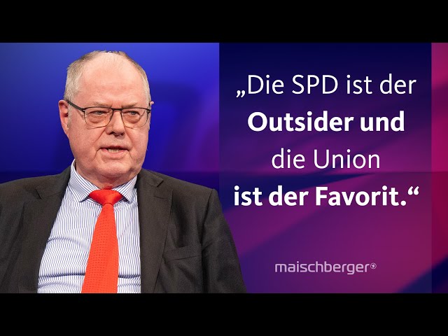 ⁣Peer Steinbrück über Merkel, die Wahlchancen für die SPD und den Ukraine-Krieg | maischberger