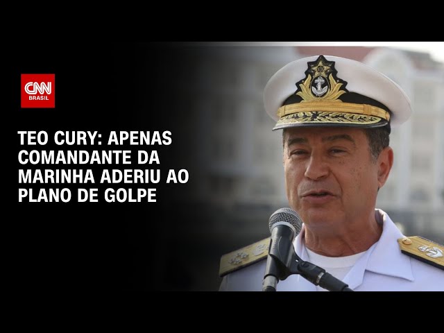 ⁣Teo Cury: Apenas comandante da Marinha aderiu ao plano de golpe | CNN NOVO DIA