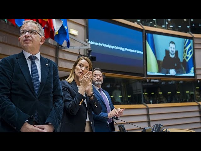 ⁣Viral claims of EU lawmakers applauding Ukrainian strikes on Russia debunked