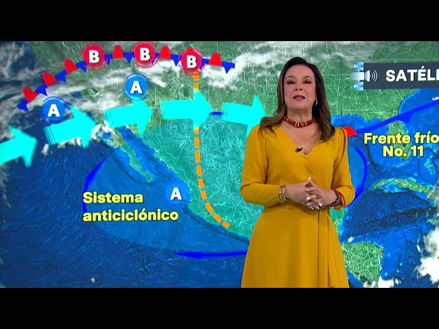 ⁣Sistema anticiclónico y frente frío 11 - Las Noticias