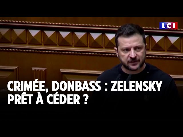 ⁣Crimée, Donbass : Zelensky prêt à céder ?｜LCI