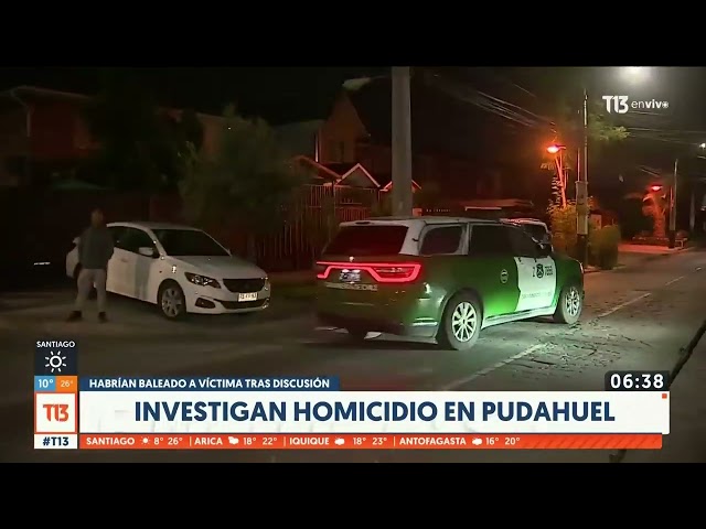 ⁣Homicidio en Pudahuel: Hombre muere baleado luego de discutir con tres sujetos