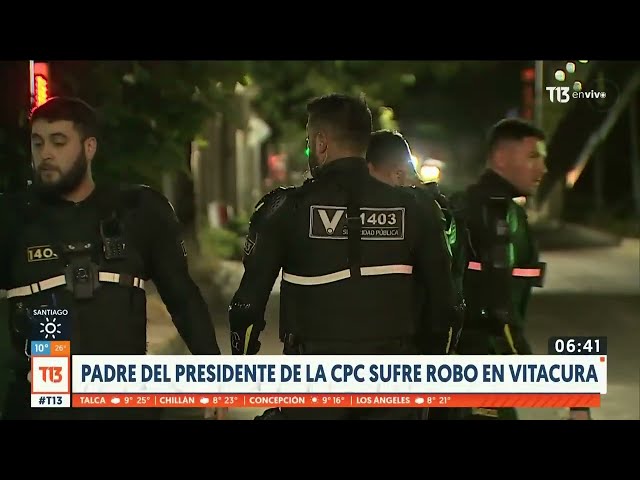 ⁣Padre del presidente de la CPC sufre violenta encerrona en Vitacura