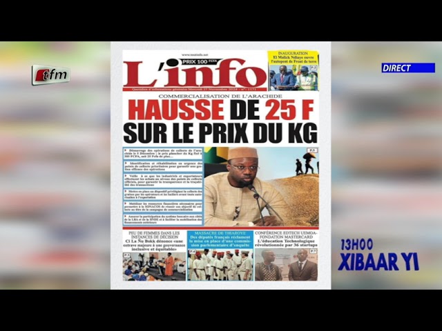 ⁣Revue de Presse du 27 Novembre  2024 présenté par Mamadou Mouhamed Ndiaye