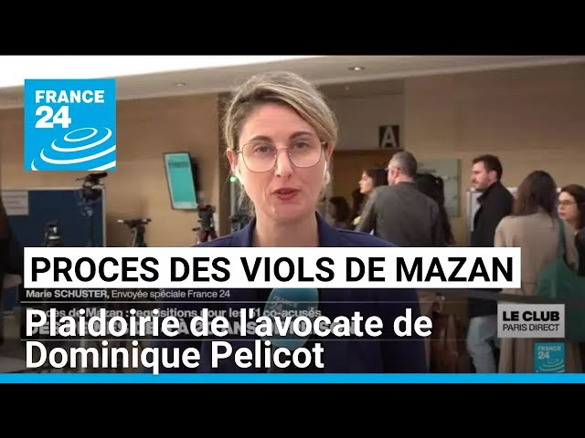 ⁣Procès des viols de Mazan : plaidoirie de l'avocate de Dominique Pelicot • FRANCE 24