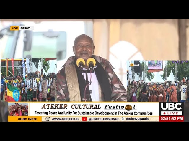 ⁣MUSEVENI ENTERTAINED BY DIFFERENT AFRICAN CULTURAL GROUPS, LIKES ETHIOPIAN DANCE MOST