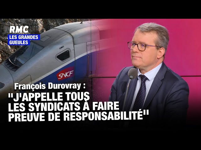 ⁣François Durovray, ministre des Transports, face aux GG