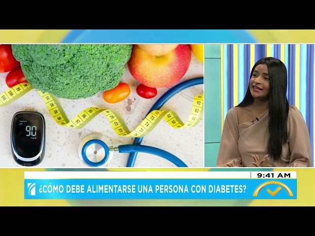 ⁣¿Cómo debe alimentarse una persona con diabetes?