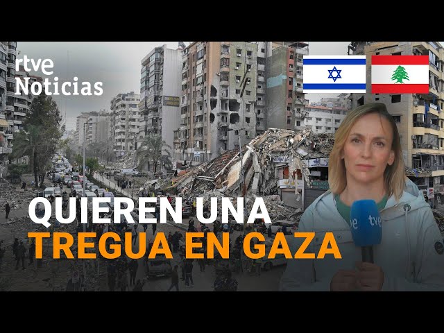 ⁣ISRAEL-LÍBANO: SOLO el 20% del GOBIERNO de NETANYAHU apoya el ALTO el FUEGO | RTVE Noticias