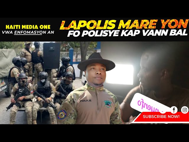 ⁣Lapolis Arete Yon Polisye Nan Vann Bandi Bal Pou Goumen Kont Lapolis