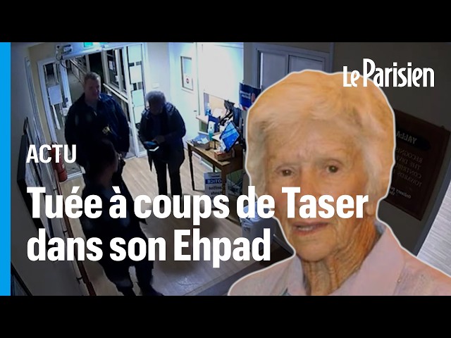 ⁣Un policier condamné pour meurtre après avoir tasé une grand-mère de 95 ans