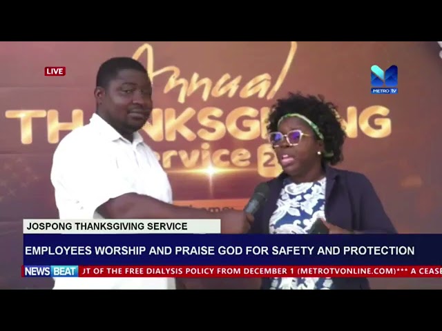 ⁣Employees worship and praise God for safety and protection