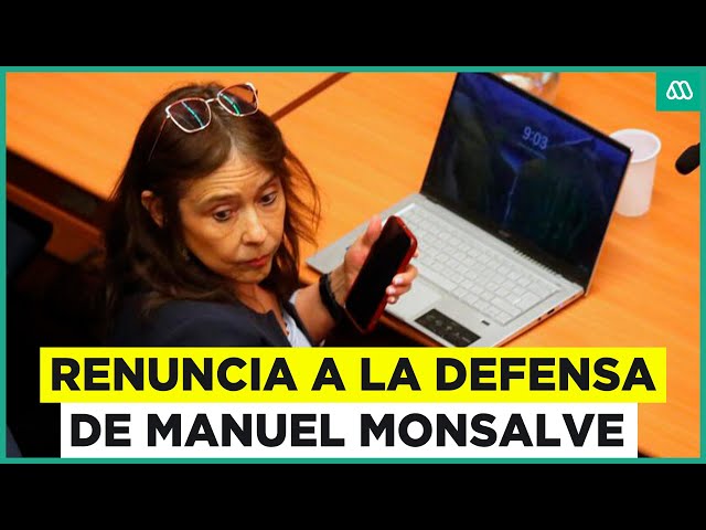 ⁣Abogada María Inés Horvitz renuncia a la defensa de Manuel Monsalve