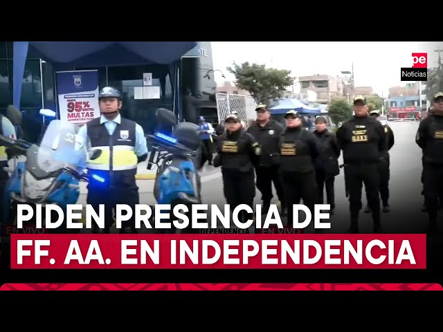 ⁣Alcalde de Independencia asegura que delincuencia se redujo en un 30 % tras estado de emergencia