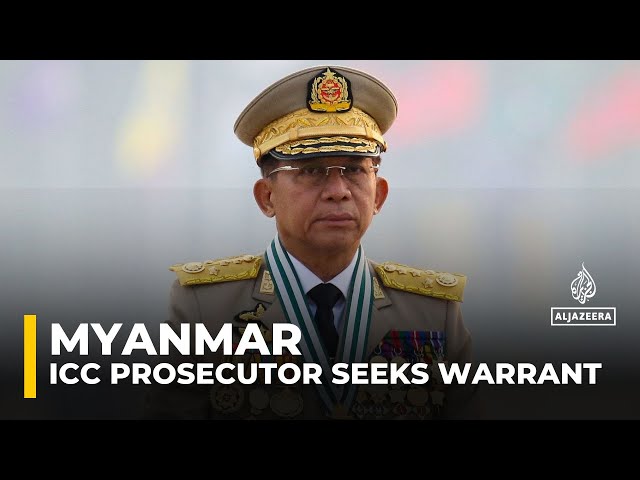 ⁣ICC prosecutor seeks warrant: Myanmar's military chief accused of serious crimes