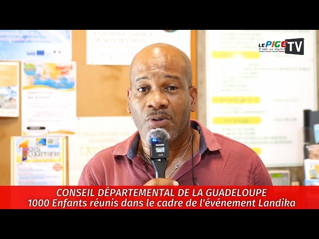 ⁣Conseil Départemental de la Guadeloupe : 1000 enfants réunis dans le cadre de l'évènement Landi