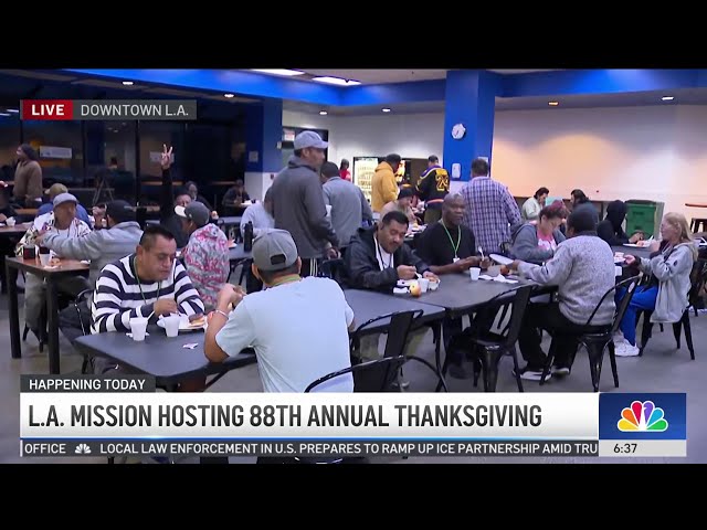 ⁣LA Mission hosting 88th annual Thanksgiving