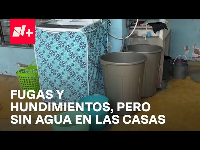 ⁣Colonias de Neza sin agua durante dos meses - Despierta