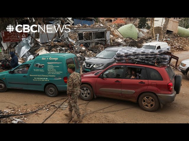 ⁣Thousands of displaced Lebanese head home as Israel-Hezbollah ceasefire takes effect