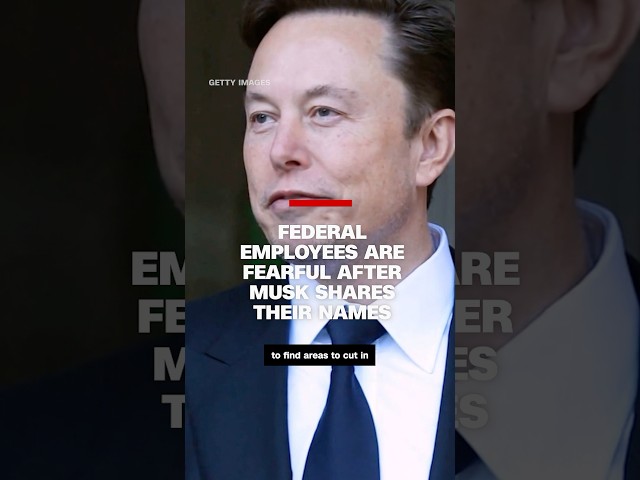 ⁣Several federal workers are fearful after Elon Musk reposted their names on X.