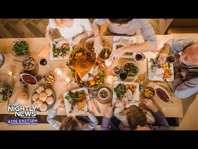 ⁣What are kids thankful for and a look into Thanksgiving Day history | Nightly News: Kids Edition