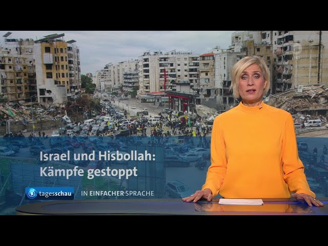 ⁣tagesschau in Einfacher Sprache 19:00 Uhr, 27.11.2024