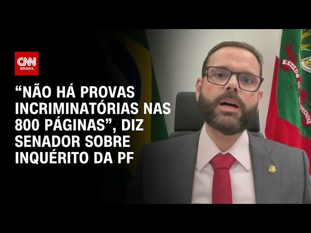 ⁣“Não há provas incriminatórias nas 800 páginas”, diz senador sobre inquérito da PF | BASTIDORES CNN