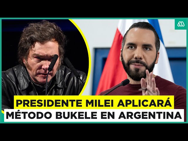 ⁣Milei aplica el Método Bukele: ¿Cómo se combatirá la delincuencia en Argentina?