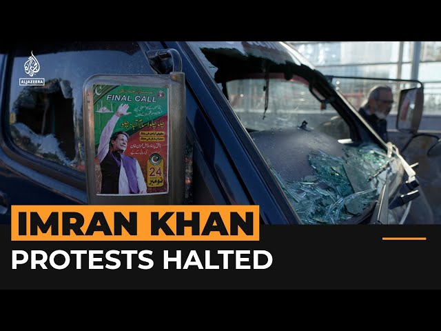 ⁣Protests halted in Islamabad after clashes leave seven dead | AJ #shorts