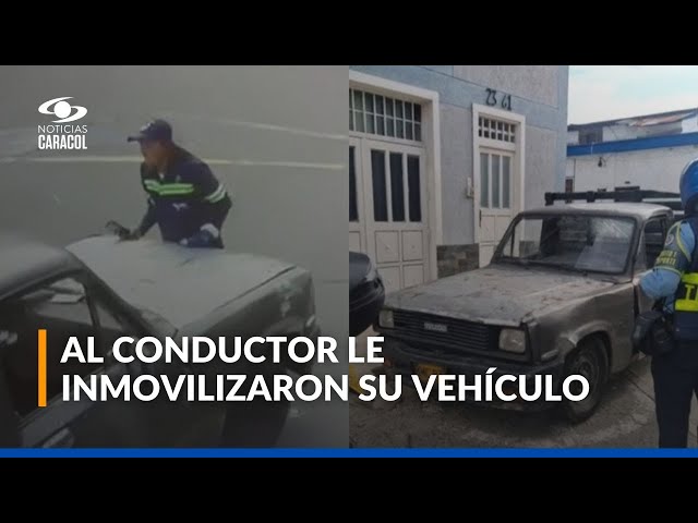 ⁣Operario fue embestido tras impedir que conductor botara escombros en la calle