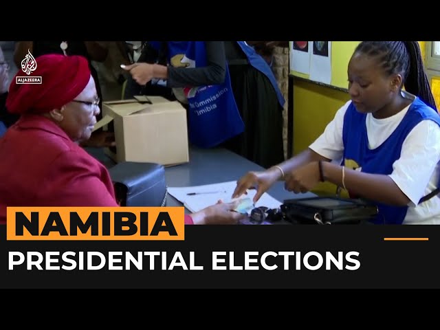 ⁣Namibians vote in contested presidential and parliamentary elections | Al Jazeera Newsfeed