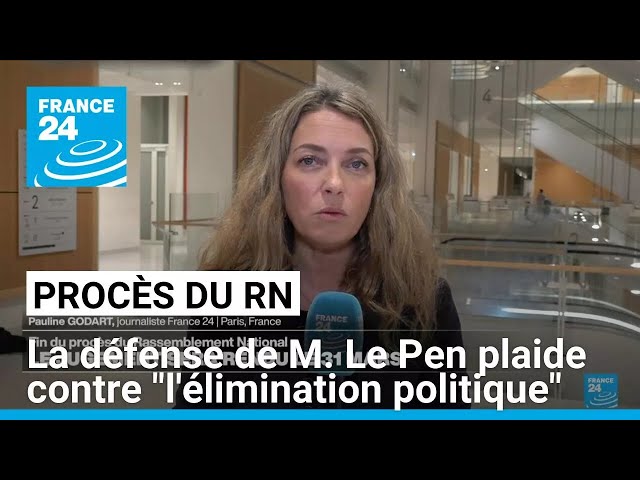 ⁣Procès du RN : la défense de Marine Le Pen plaide contre "l'élimination politique" • 