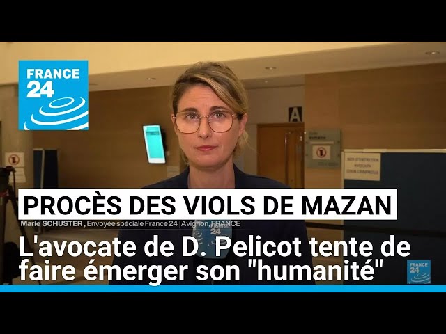 ⁣Procès des viols de Mazan : l'avocate de Dominique Pelicot tente de faire émerger son "hum