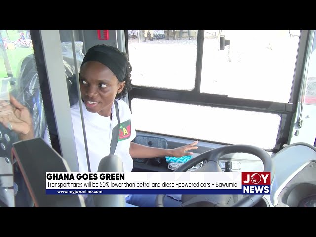 ⁣Ghana goes green: Transport fares will be 50% lower than petrol and diesel-powered cars - Bawumia