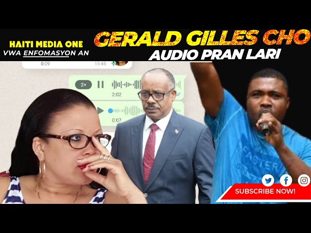 ⁣Se Konfime, Audio Gerald Gilles Pran Lari Se Towo Ki Fè Touye Dickson Oreste