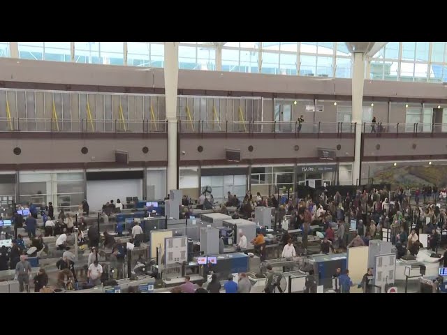 ⁣Denver International Airport prepared for busy Thanksgiving travel period