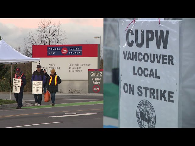 ⁣B.C. union workers disappointed as mediation suspended in Canada Post strike