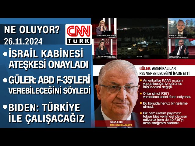 ⁣Lübnan'da ateşkesin detayları | Güler: ABD F-35'leri verebileceğini söyledi - Ne Oluyor? 2