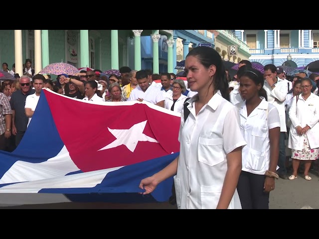 ⁣Conmemoran en #LasTunas el aniversario 153 del Fusilamiento de los Estudiantes de Medicina