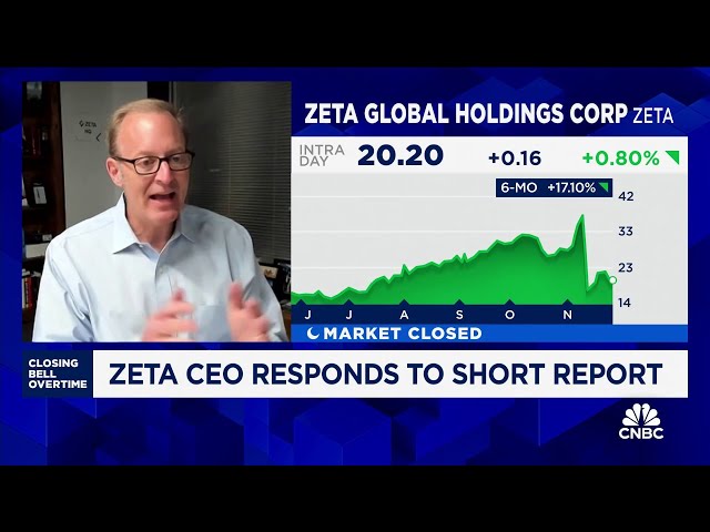 ⁣Zeta Global CEO David Steinberg responds to short report