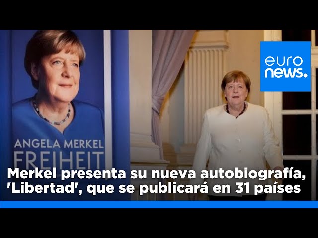 ⁣Merkel presenta su nueva autobiografía, 'Libertad', que se publicará en 31 países