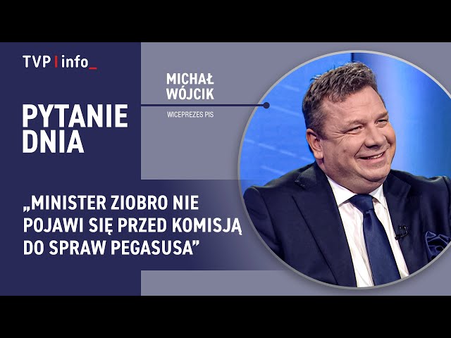 ⁣Michał Wójcik: minister Ziobro nie pojawi się przed komisją do spraw Pegasusa | PYTANIE DNIA