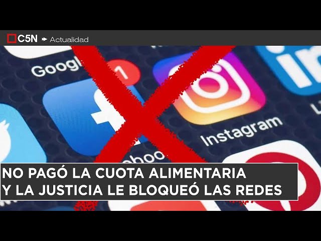 ⁣NO pagó la CUOTA ALIMENTARIA y la JUSTICIA le BLOQUEÓ las REDES