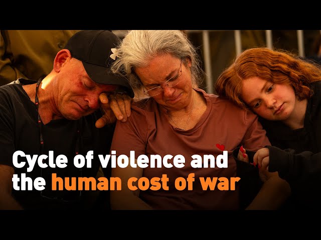 ⁣Cycle of violence and the human cost of war