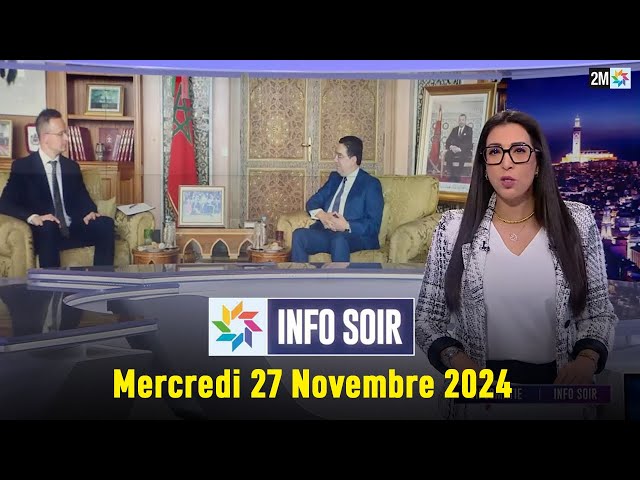 ⁣Info soir : Mercredi 27 Novembre 2024