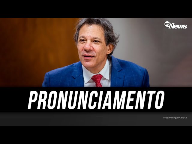 ⁣VEJA PRONUNCIAMENTO DO MINISTRO  DA ECONOMIA FERNANDO HADDAD